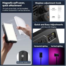 Ulanzi LM-P40RGB 40W RGB Portable Video Light Ulanzi LM-P40RGB 40W RGB Portable Video Light