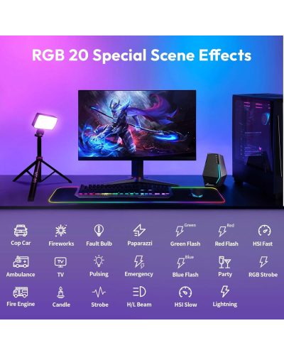 Ulanzi LM-P40RGB 40W RGB Portable Video Light Ulanzi LM-P40RGB 40W RGB Portable Video Light