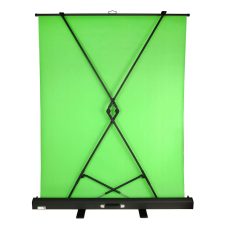DUCAME 1.5mx2m Foldaway Background Stand With Pull up ChromaKey Green Screen Background