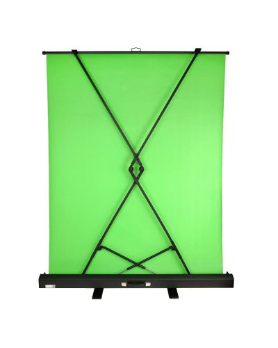 DUCAME 1.5mx2m Foldaway Background Stand With Pull up ChromaKey Green Screen Background