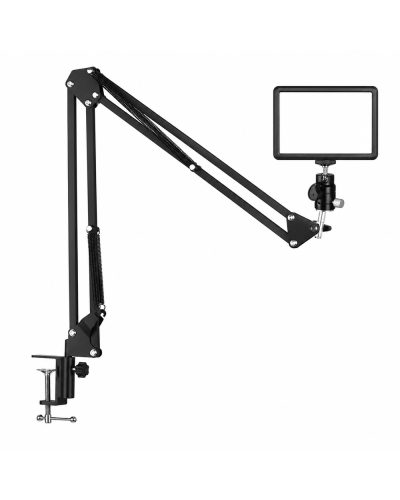 NiceFoto SL-150A 15W Bi-Colour Video LED Light With Desk Arm Stand