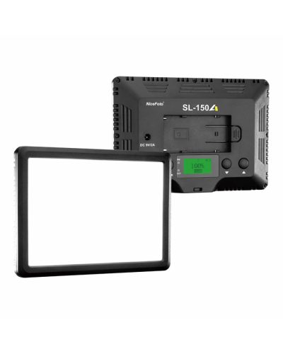 NiceFoto SL-150A 15W Bi-Colour Video LED Light With Desk Arm Stand
