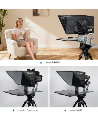 FEELWORLD TP21 21-inch Folding Teleprompter With Monitor