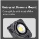 NiceFoto QY-2000A 200W Bi-Color Portable LED Video Light