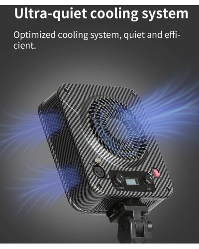 NiceFoto QY-2000A 200W Bi-Color Portable LED Video Light