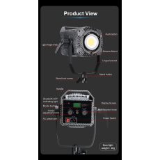 NiceFoto FC-2000A 200W Bi-Color COB LED Video Light