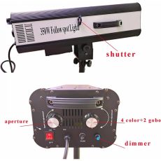LED 350W Double Focus Follow Spot Light