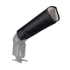 Flash Diffuser Reflector for DSLR Cameras - Bendable Silver Speedlight Flash Light Reflector