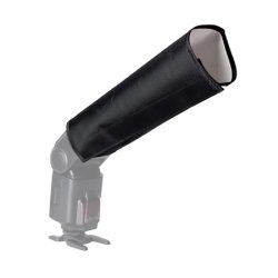 Flash Diffuser Reflector for DSLR Cameras - Bendable Silver Speedlight Flash Light Reflector