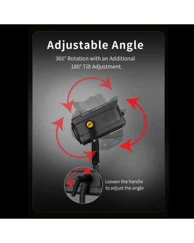 NiceFoto FC-3000A 300W Bi-Color COB LED Video Light