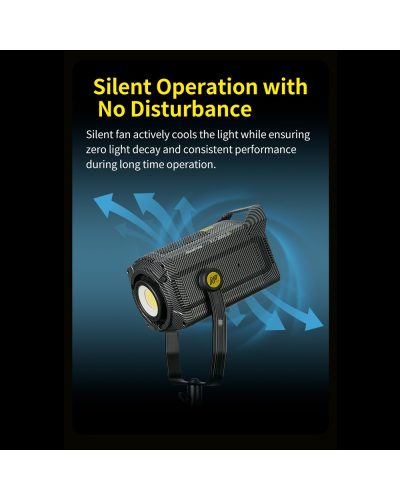 NiceFoto FC-3000A 300W Bi-Color COB LED Video Light