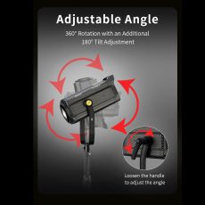 NiceFoto FC-6000A 600W Bi-Color COB LED Video Light