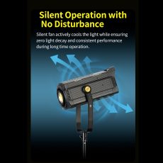 NiceFoto FC-6000A 600W Bi-Color COB LED Video Light