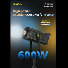 NiceFoto FC-6000A 600W Bi-Color COB LED Video Light