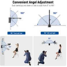 NiceFoto WB 1250 Wall Mount Boom Arm (75-120cm)