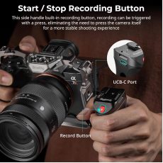 SmallRig Side Handle with Rec Trigger (1/4"-20 Screws) 4928