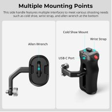 SmallRig Side Handle with Rec Trigger (1/4"-20 Screws) 4928
