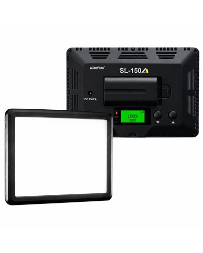 NiceFoto SL-150A 15W Bi-Colour Portable Video LED Light(with Battery)
