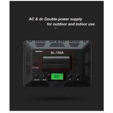 NiceFoto SL-150A 15W Bi-Colour Portable Video LED Light(with Battery) NiceFoto SL-150A 15W Bi-Colour Portable Video LED Light(with Battery)