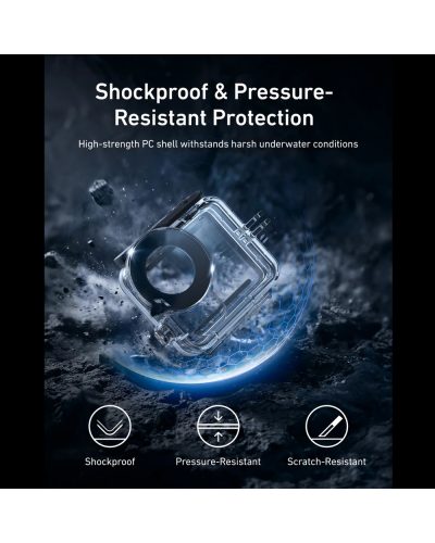 TELSIN 60M Waterproof Dive Case for DJI Osmo Nano