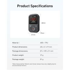 TELESIN T13 Bluetooth Remote Control for Select DJI Osmo Cameras