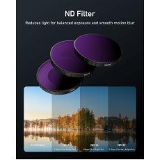 TELESIN CPL|ND8|ND16|ND32| 4-Filter Kit for DJI Osmo Nano