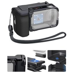 TELESIN Aluminum Street Shot Set for DJI Osmo Action 6 (Black)