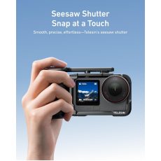 TELESIN Aluminum Street Shot Set for DJI Osmo Action 6 (Black)