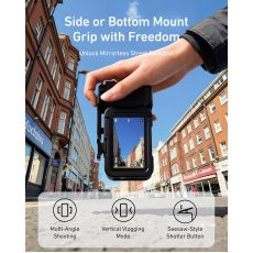 TELESIN Aluminum Street Shot Set for DJI Osmo Action 6 (Black)