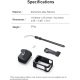 TELESIN Aluminum Street Shot Set for DJI Osmo Action 6 (Black)