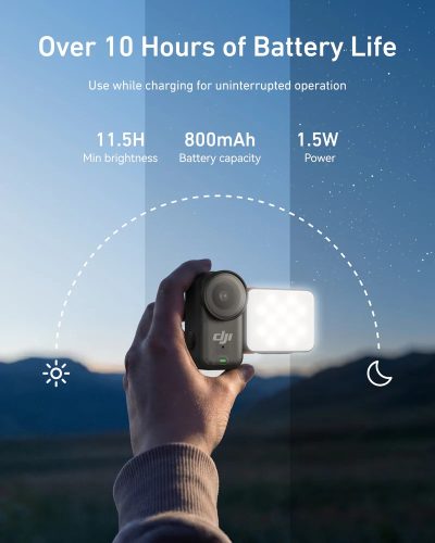 TELESIN Quick Release Fill Light for DJI Osmo Nano & Action 6