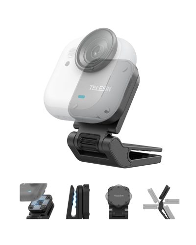 TELESIN Magnetic Pivot Clip for Insta360 GO Ultra TELESIN Magnetic Pivot Clip for Insta360 GO Ultra