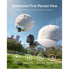 TELESIN Magnetic Pivot Clip for Insta360 GO Ultra
