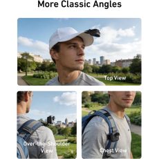 TELESIN Magnetic Pivot Clip for Insta360 GO Ultra