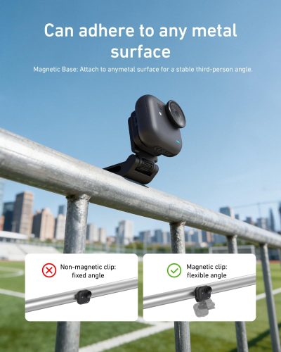 TELESIN Magnetic Pivot Clip for Insta360 GO Ultra