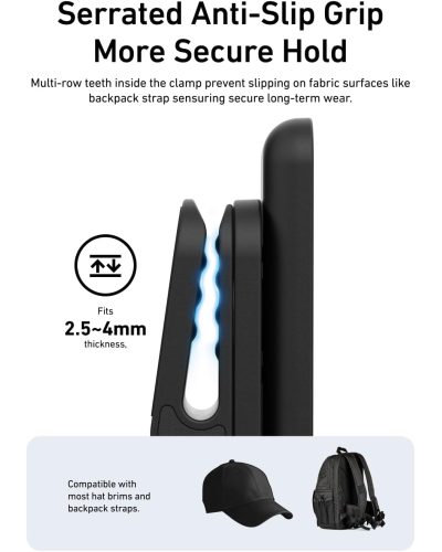 TELESIN Magnetic Pivot Clip for DJI Osmo Nano