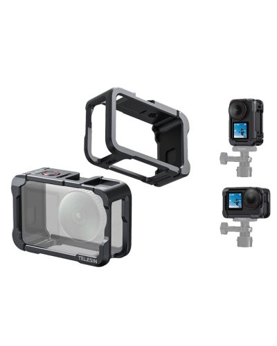 TELESIN Aluminum Alloy Protective Frame Cage for DJI Osmo Action 6 TELESIN Aluminum Alloy Protective Frame Cage for DJI Osmo Action 6