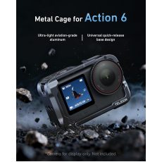 TELESIN Aluminum Alloy Protective Frame Cage for DJI Osmo Action 6