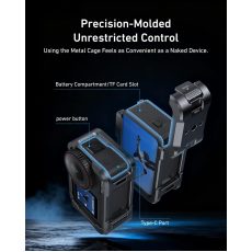 TELESIN Aluminum Alloy Protective Frame Cage for DJI Osmo Action 6