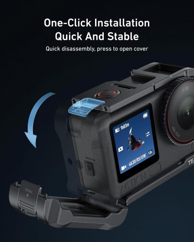 TELESIN Aluminum Alloy Protective Frame Cage for DJI Osmo Action 6