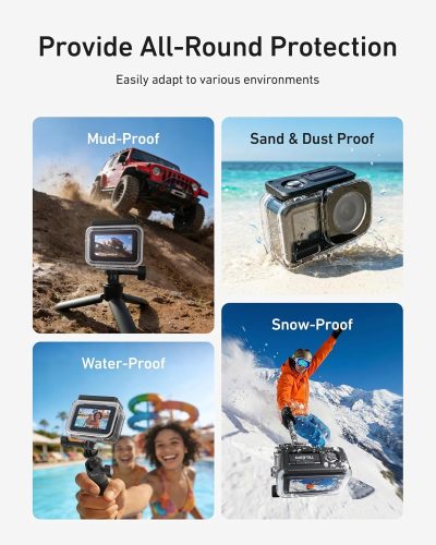 TELESIN 60M Waterproof Housing for DJI Osmo Action 6