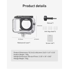 TELESIN 60M Waterproof Housing for DJI Osmo Action 6