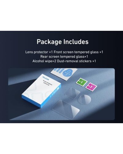 TELESIN Tempered Glass Lens & Screen Protector Set for DJI Osmo Action 6