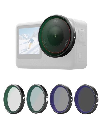 TELESIN CPL|ND8|ND16|ND32| 4-Filter Set for DJI Osmo Action 6 TELESIN CPL|ND8|ND16|ND32| 4-Filter Set for DJI Osmo Action 6