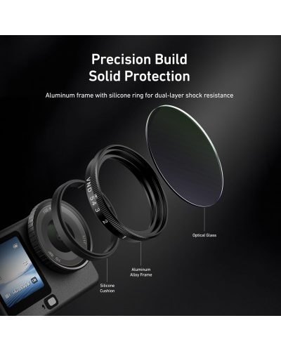 TELESIN CPL|ND8|ND16|ND32| 4-Filter Set for DJI Osmo Action 6 TELESIN CPL|ND8|ND16|ND32| 4-Filter Set for DJI Osmo Action 6
