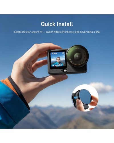 TELESIN CPL|ND8|ND16|ND32| 4-Filter Set for DJI Osmo Action 6 TELESIN CPL|ND8|ND16|ND32| 4-Filter Set for DJI Osmo Action 6