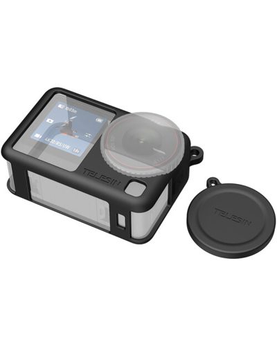 TELESIN Silicone Cover with Lens Cap for DJI Osmo Action 6 TELESIN Silicone Cover with Lens Cap for DJI Osmo Action 6