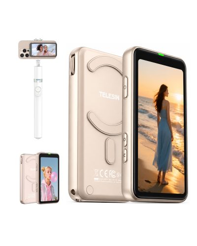 TELESIN Magnetic Phone Selfie Monitor with Wireless Remote Control TELESIN Magnetic Phone Selfie Monitor with Wireless Remote Control