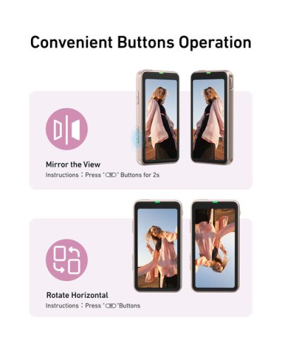 TELESIN Magnetic Phone Selfie Monitor with Wireless Remote Control TELESIN Magnetic Phone Selfie Monitor with Wireless Remote Control