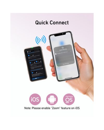TELESIN Magnetic Phone Selfie Monitor with Wireless Remote Control TELESIN Magnetic Phone Selfie Monitor with Wireless Remote Control